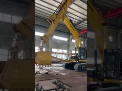 Najwyższej wydajności koparka teleskopiczne ramię z 1.5cbm Clamshell wiadro CE certyfikowane